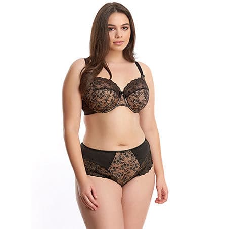 Elomi Tia Black Underwire Bandless Bra