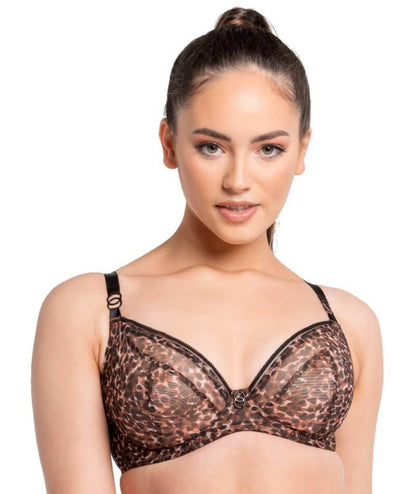 Curvy Kate Lifestyle Animal Print Plunge Bra