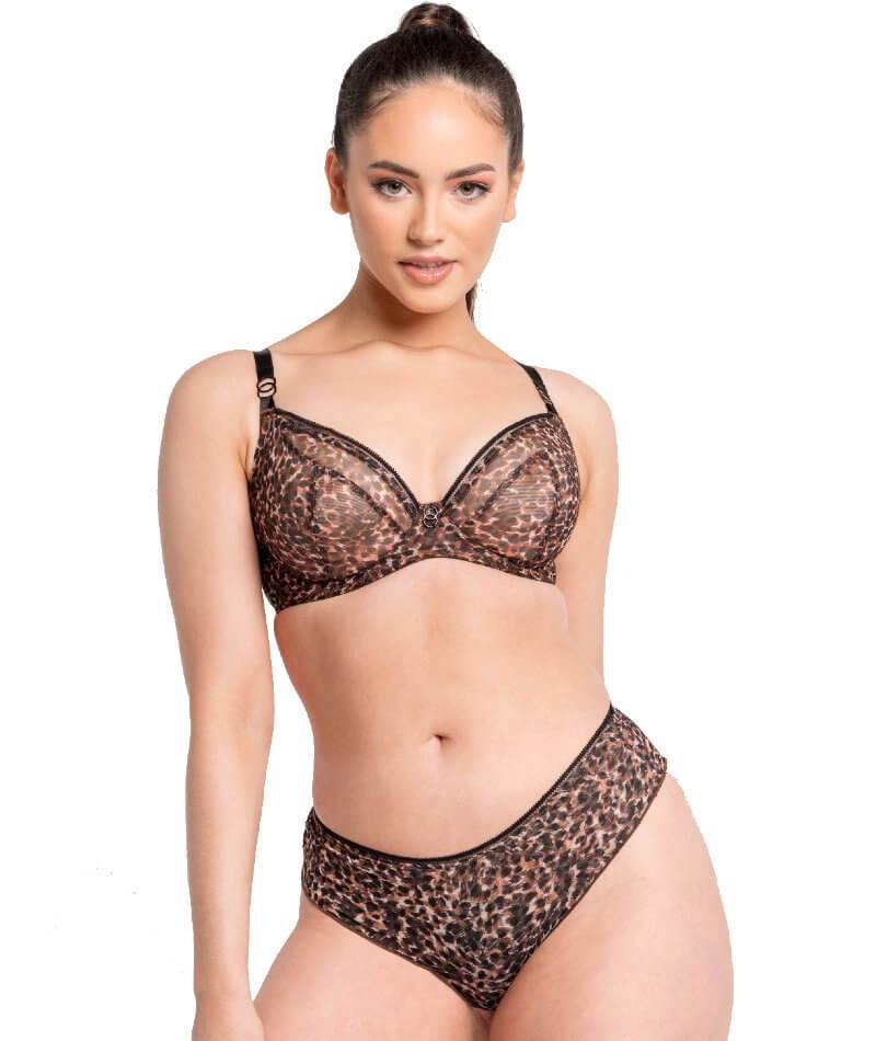Curvy Kate Lifestyle Animal Print Plunge Bra