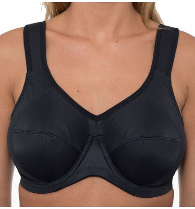 Gemm Black Underwire Sports Bra